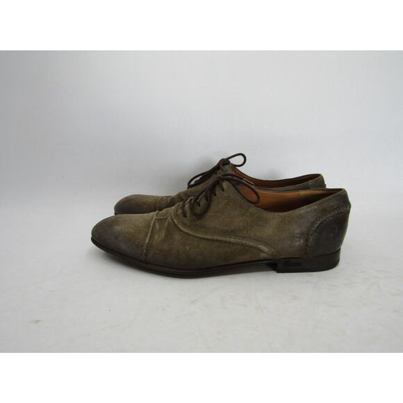Gucci Mens Size 9 D Brown Suede Oxford Dress Shoes